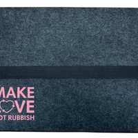Make Love Eora rPET Felt Laptop Sleeve