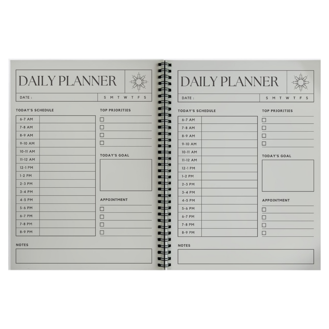 Sustainable A5 Spiral Bound Hard Cover Notebook / A5SBHCNB