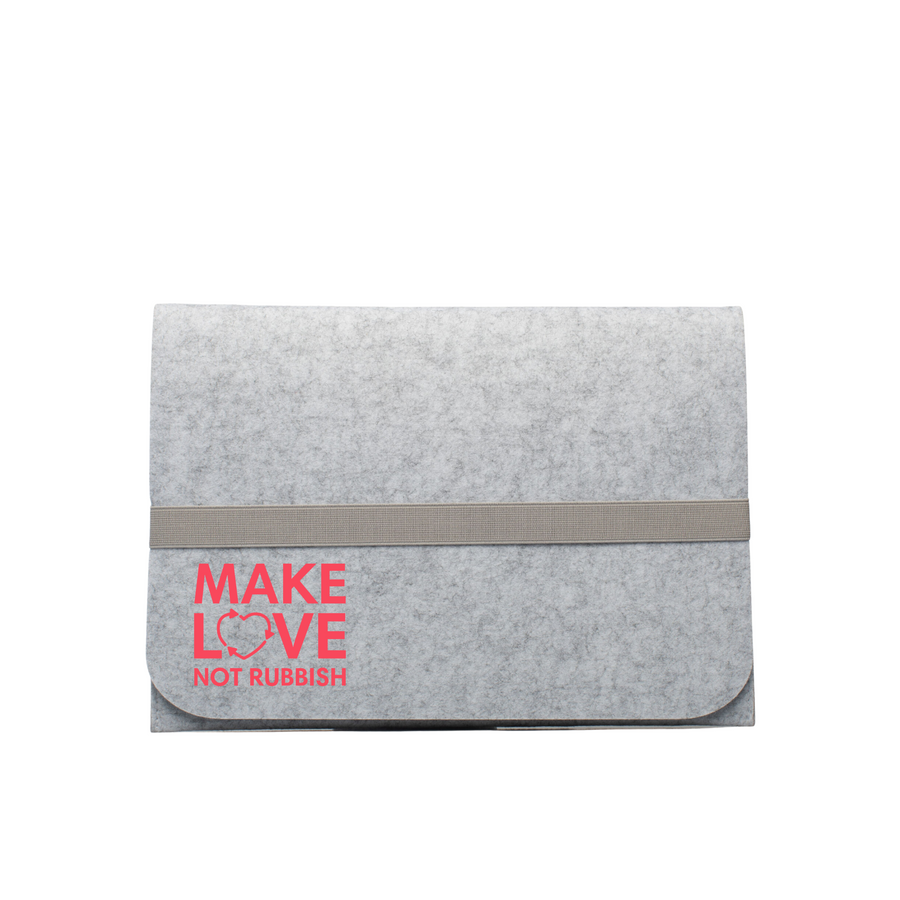 Make Love Eora rPET Felt Laptop Sleeve