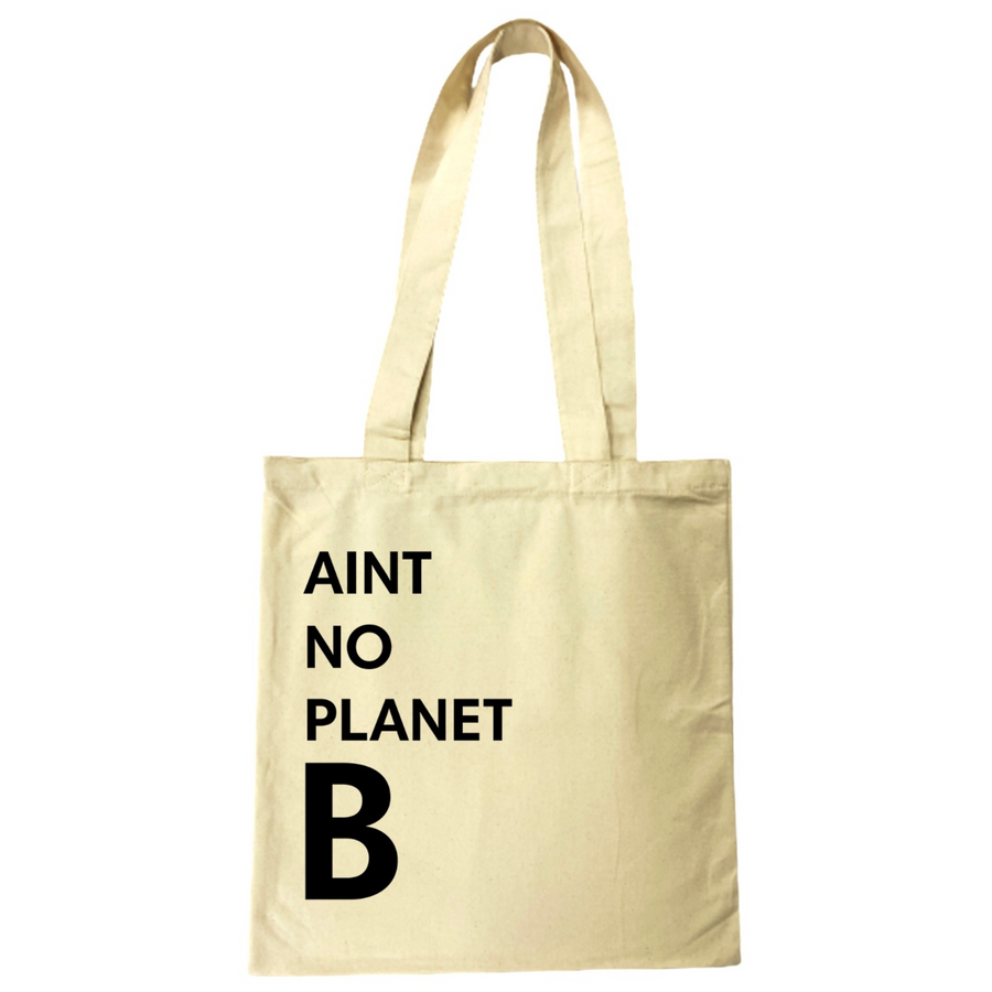 No-B Organic Cotton Tote Bag in Sand