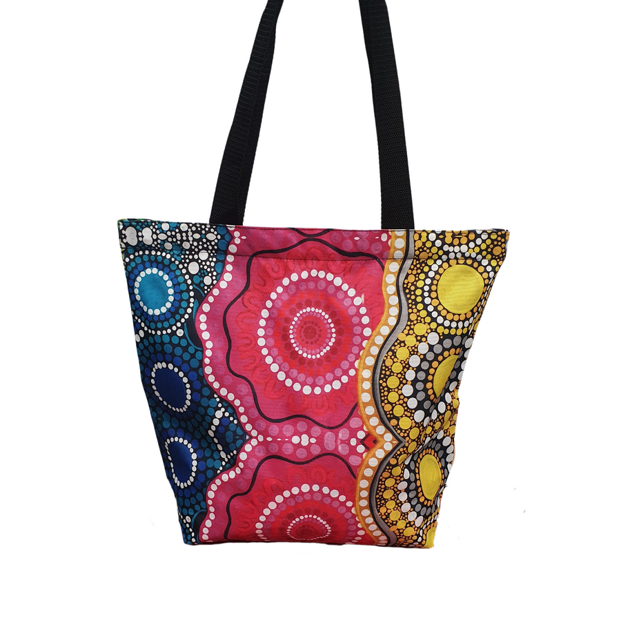 Freycinet rPET Sublimated Zip Closure Tote Bag