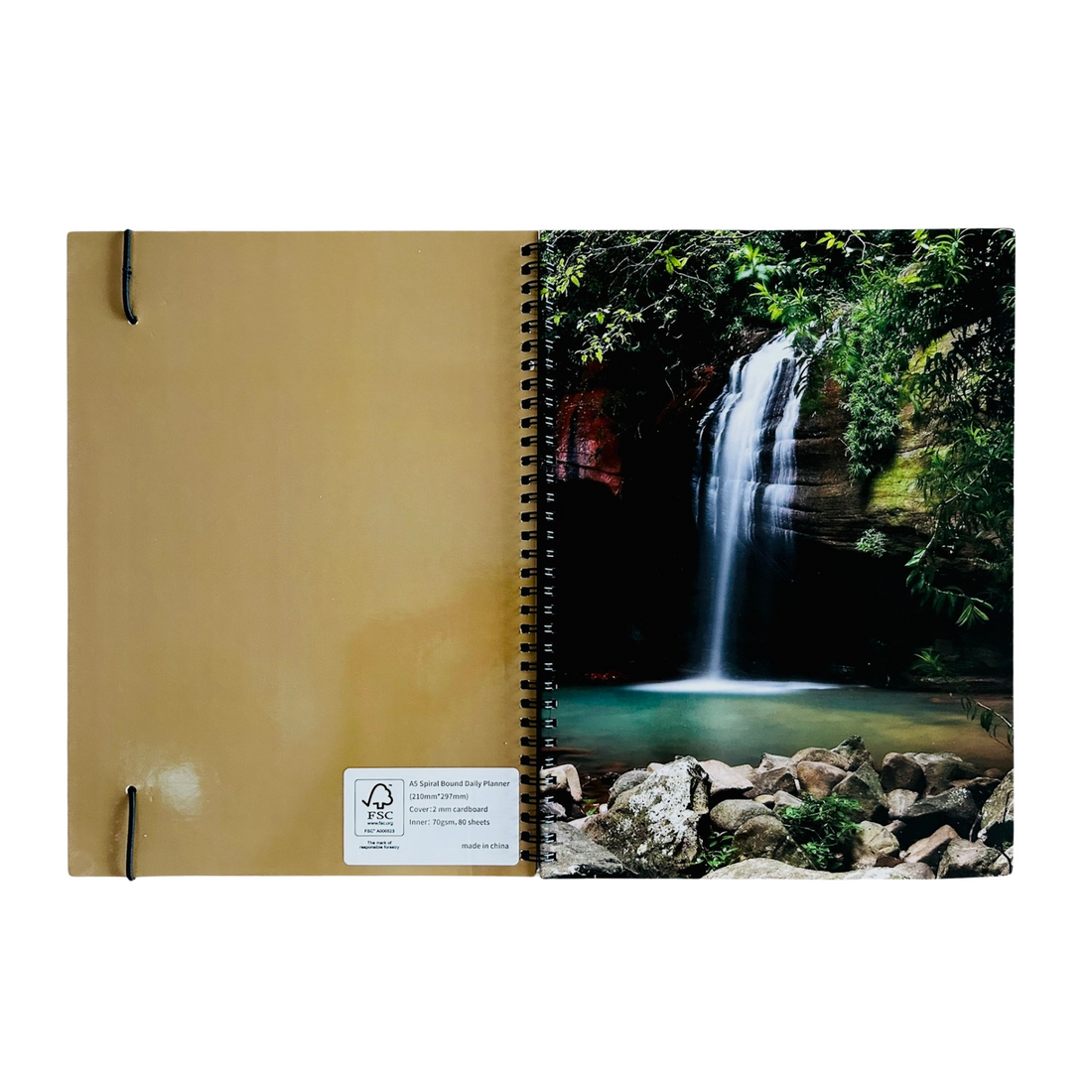 Sustainable A4 Spiral Bound Hard Cover Notebook / A4SBHCNB