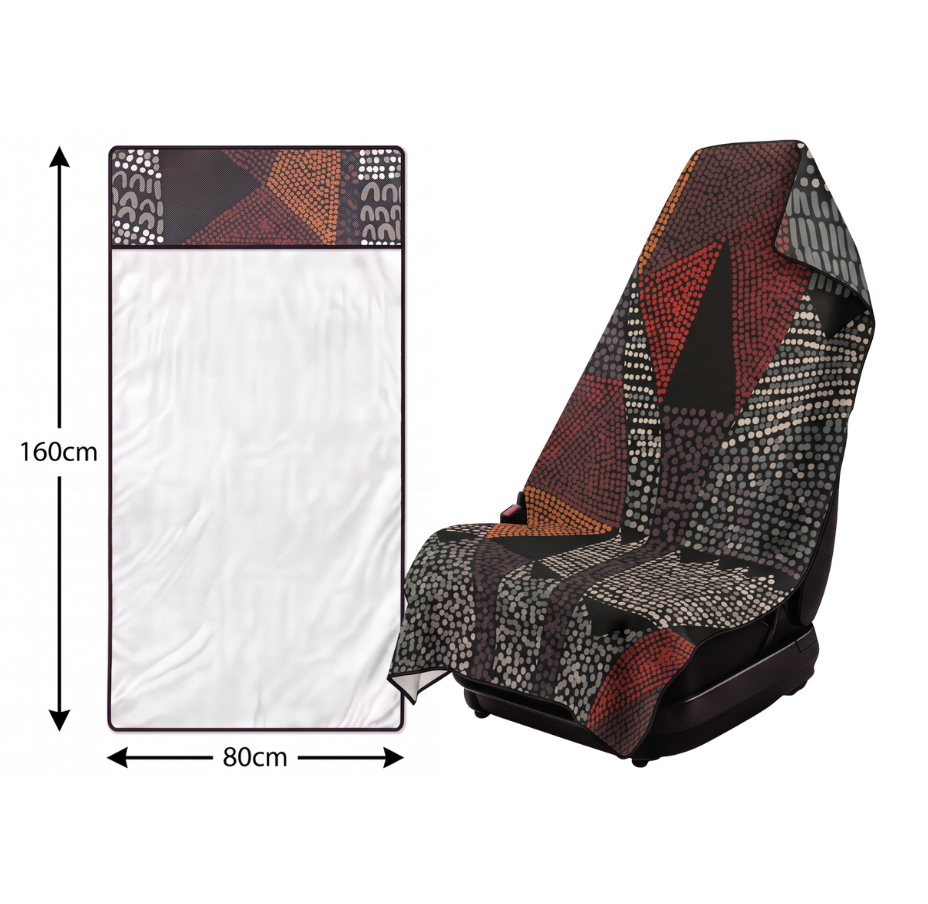 The Beach Bum Sand Free Car Seat Cover Towel / BBSFT
