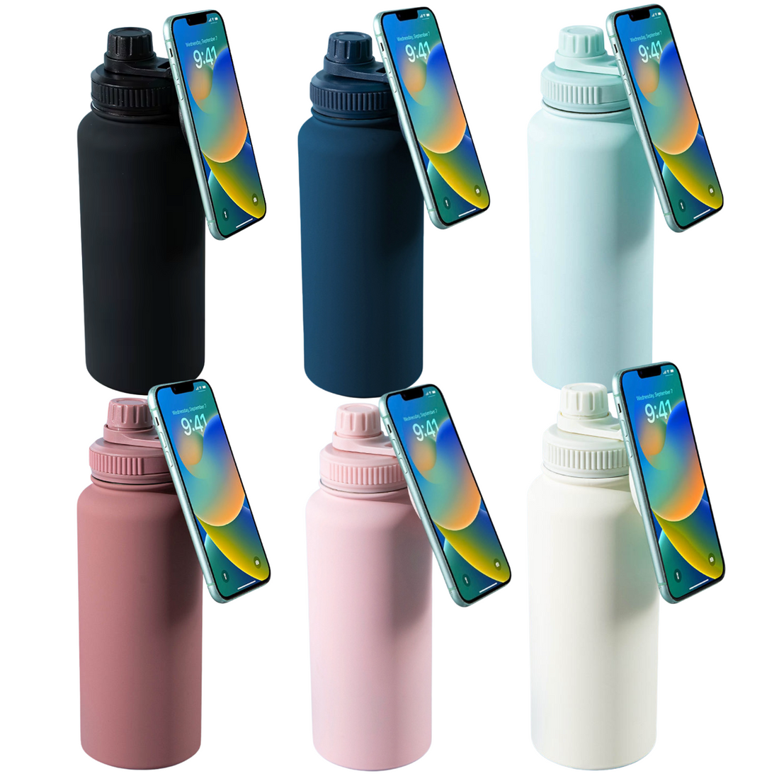 Connect Phone Holder 1L Drink Bottle / PHDB1000