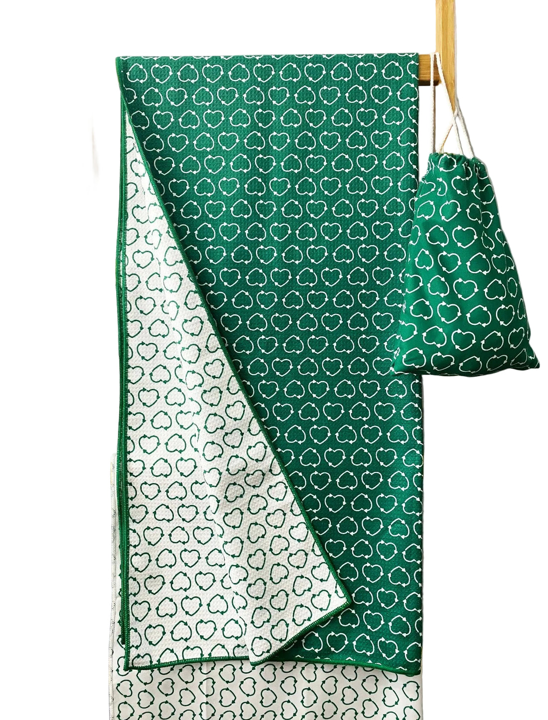 Sublimated promotional sand free beach towel, Re-loved Apparel
