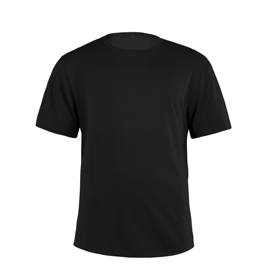 Classic Sustainable T Shirt - 35% organic cotton, 65% rPET. Carbon neutral delivery/shipping, biodegradable packaging and tree planting in the Australian bushland. 